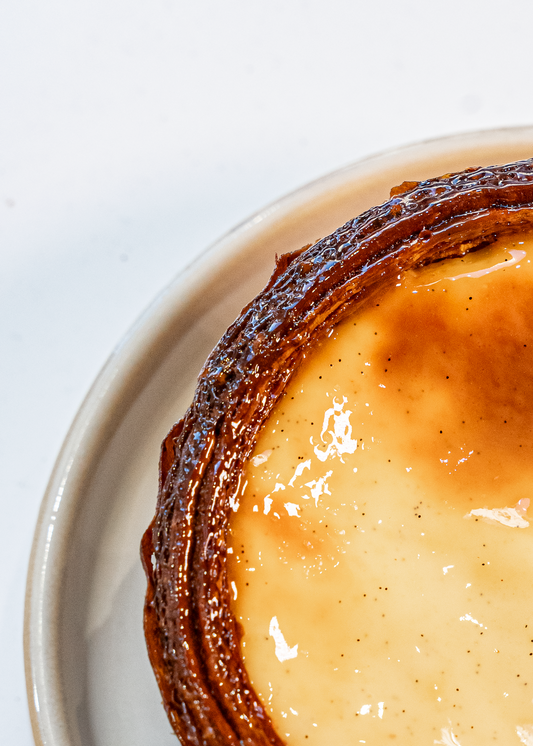 Two-vanilla flan